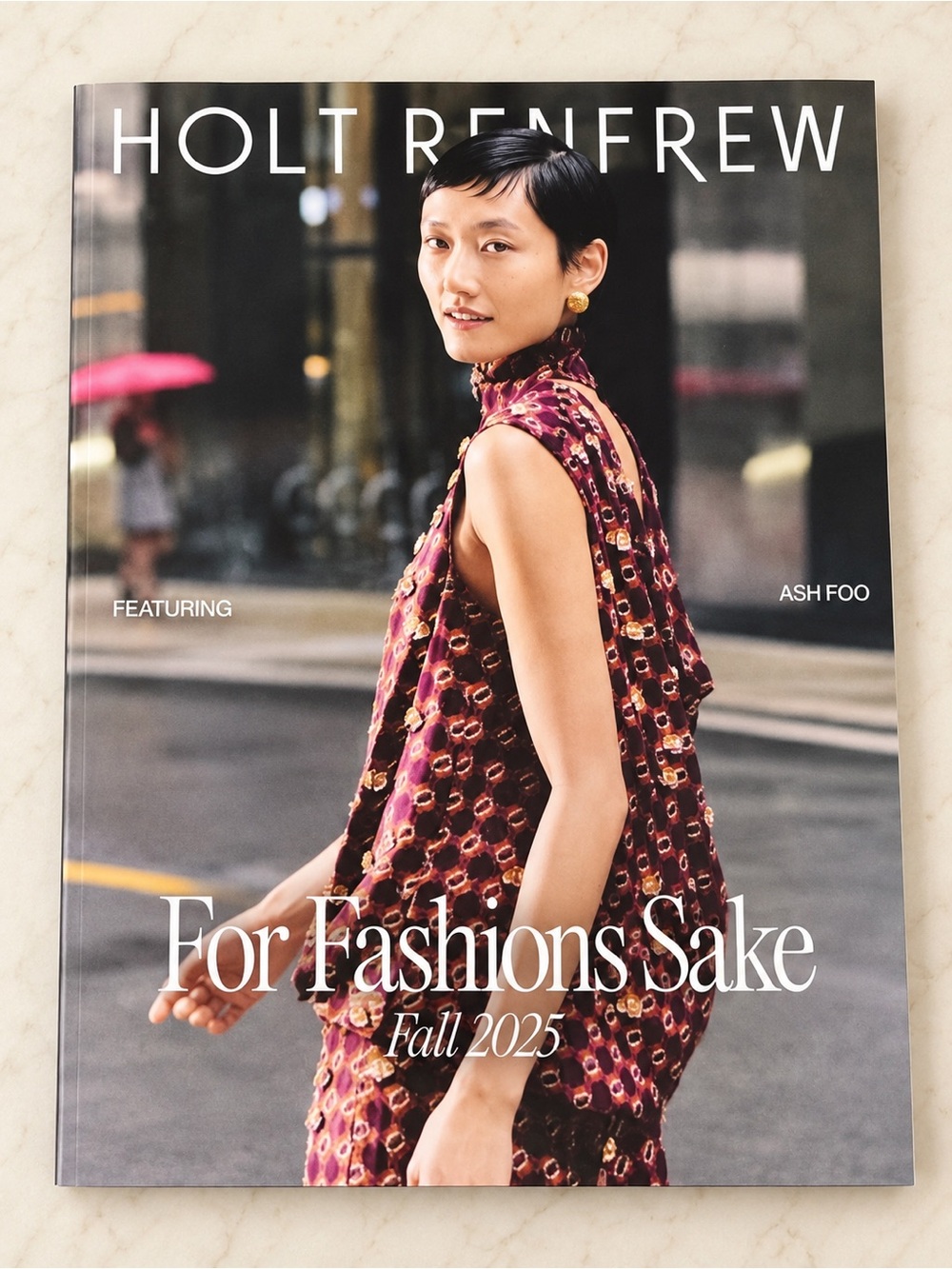 Holt Renfrew Fall 2025 Fashion Magazine Ash Foo Luxury Coffee Table Decor